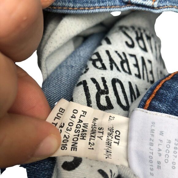 True Religion Jeans Size 32 ROCCO Relaxed Skinny Blue - Picture 3 of 13